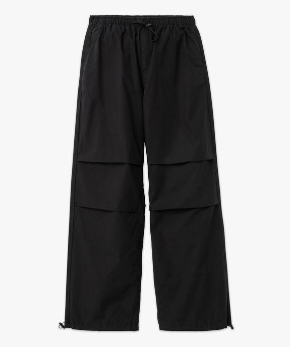 Pantalon baggy en toile de coton femme vue4 - GEMO(FEMME PAP) - GEMO