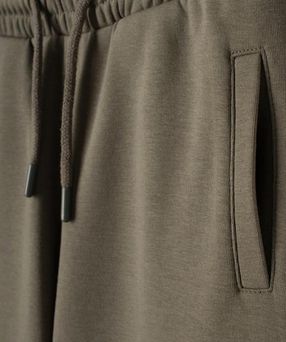 Pantalon de sport en maille molletonnée fille vue2 - GEMO (JUNIOR) - GEMO