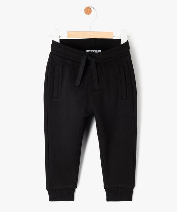 Pantalon de jogging avec ceinture bord-côte bébé garçon vue1 - GEMO 4G BEBE - GEMO