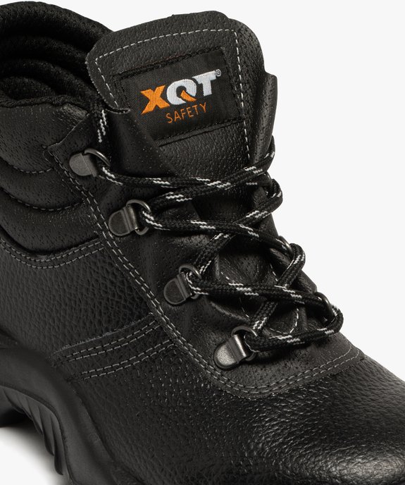 Chaussures de sécurité femme mid-cut dessus en cuir grainé et à lacets vue6 - GEMO (EQUIPT) - GEMO