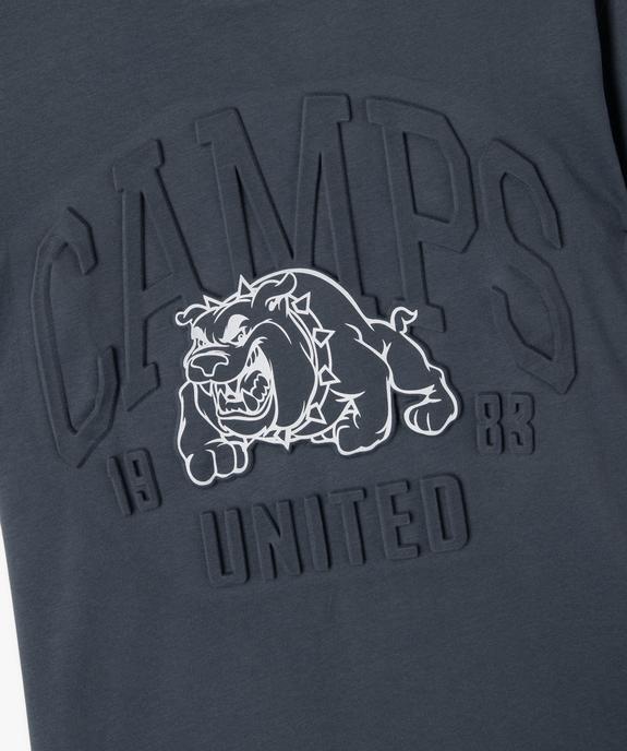 Tee-shirt garçon à motif en relief vue3 - CAMPS - GEMO