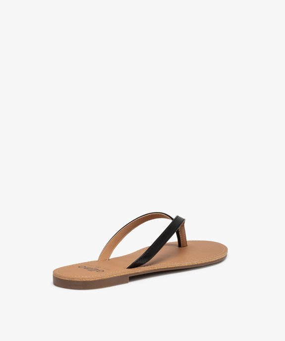 Tongs femme à petit talon plat et lanières fines - Valentina Baldano vue4 - VALENTINA BALDA - GEMO