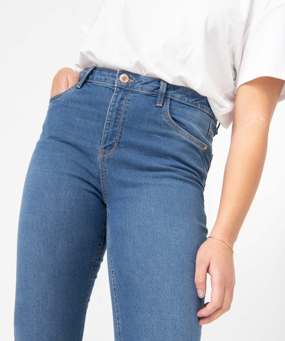 Jean coupe Slim taille haute femme vue5 - GEMO(FEMME PAP) - GEMO
