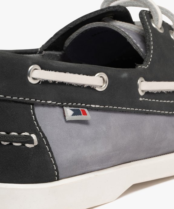 Chaussures bateau bicolore - Tanéo vue7 - TANEO - GEMO