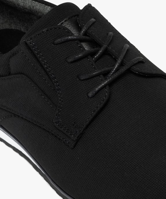 Derbies à semelle sportswear dessus textile homme - Mario Baldano vue6 - MARIO BALDANO - GEMO