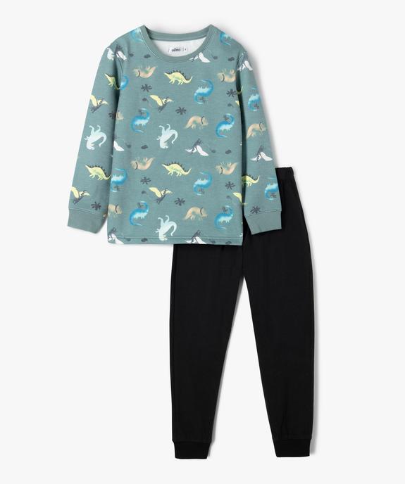 Pyjama garçon effet dépareillé motif dinosaures vue1 - GEMO (ENFANT) - GEMO
