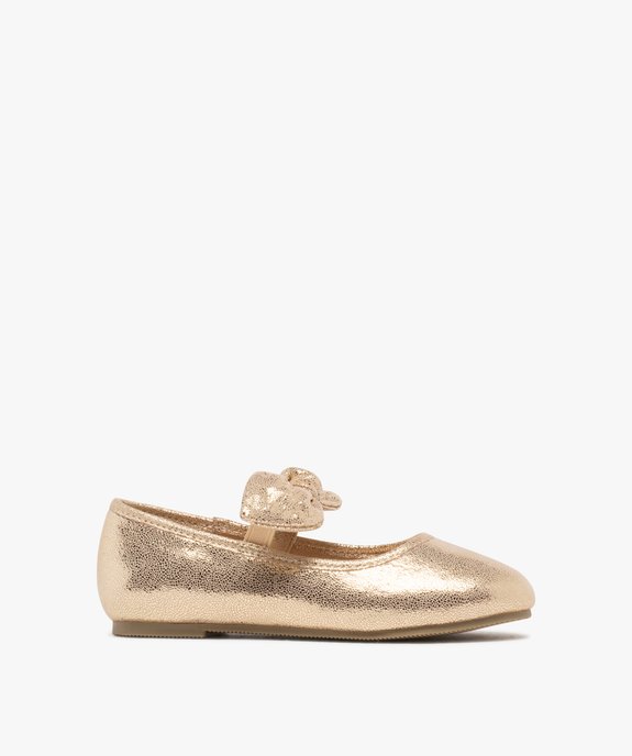 Ballerines à bride élastique avec nœud décoratif fille vue1 - LOVELY WINGS - GEMO