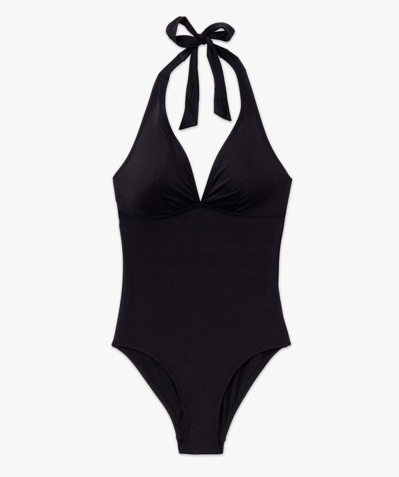 Maillot de bain femme une pièce à nouer dans le cou vue8 - GEMO (PLAGE) - GEMO