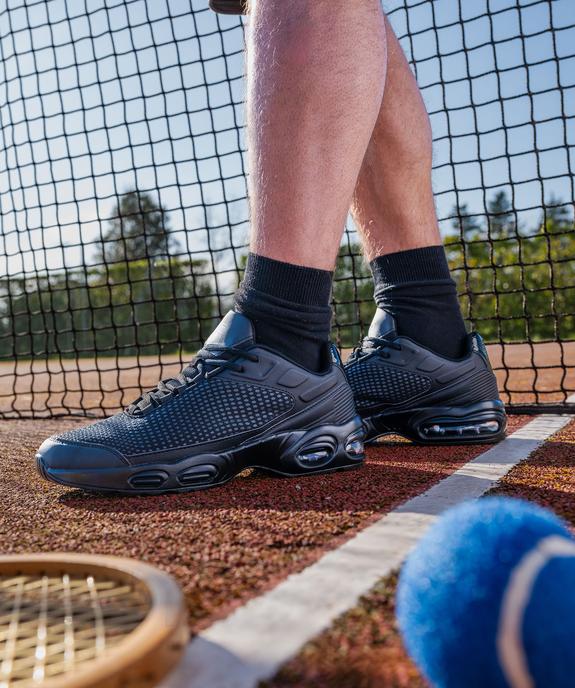 Baskets running en mesh renforcé avec semelle à bulle d'air homme  vue1 - 5 MILES - GEMO