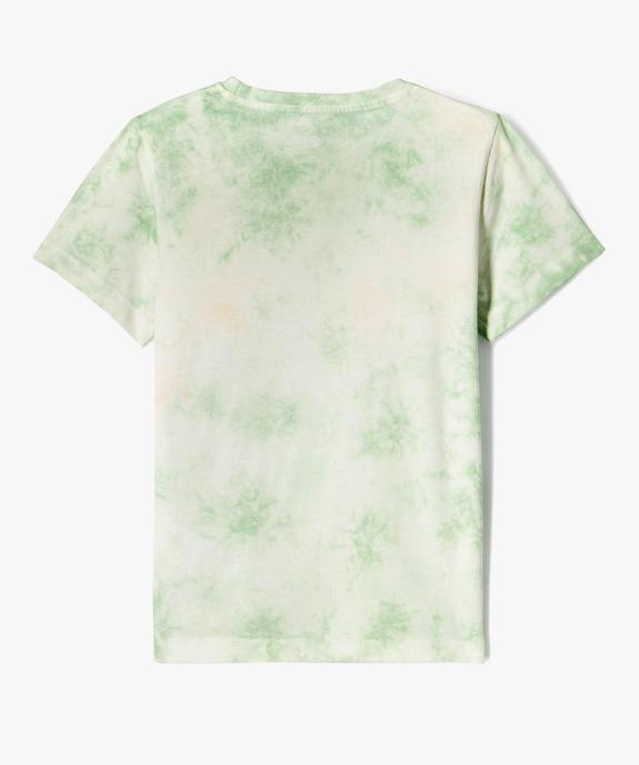 Tee-shirt manches courtes en coton garçon vue3 - GEMO (ENFANT) - GEMO