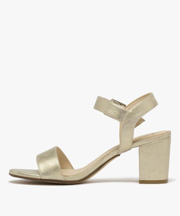 Sandales femme à talon et larges brides vue9 - VALENTINA BALDA - GEMO