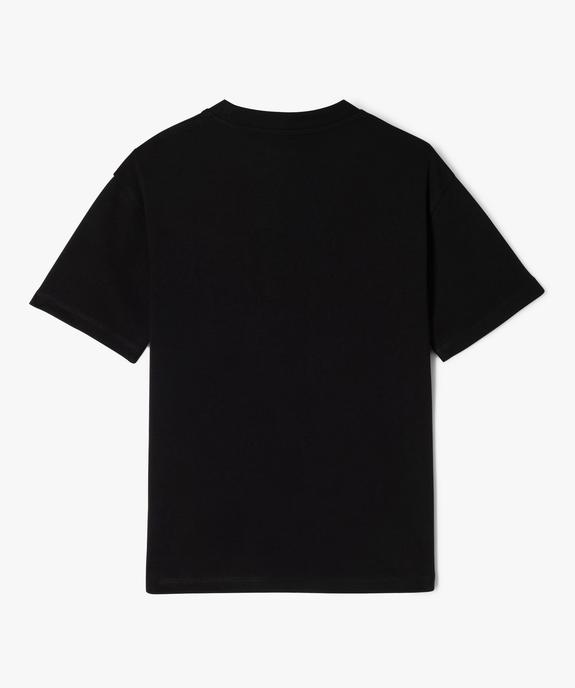 Tee-shirt uni à poche garçon vue4 - GEMO (JUNIOR) - GEMO