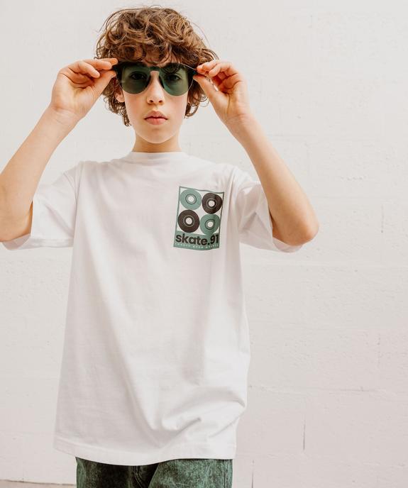 Tee-shirt imprimé manches courtes garçon vue7 - GEMO 4G GARCON - GEMO