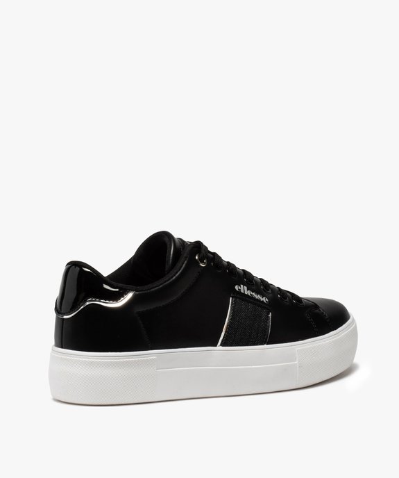 Tennis femme à détails vernis et semelle épaisse - Ellesse vue4 - ELLESSE - GEMO