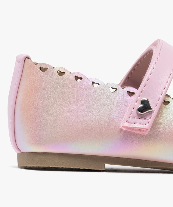 Ballerines irisées à bride scratch fille vue7 - LOVELY WINGS - GEMO