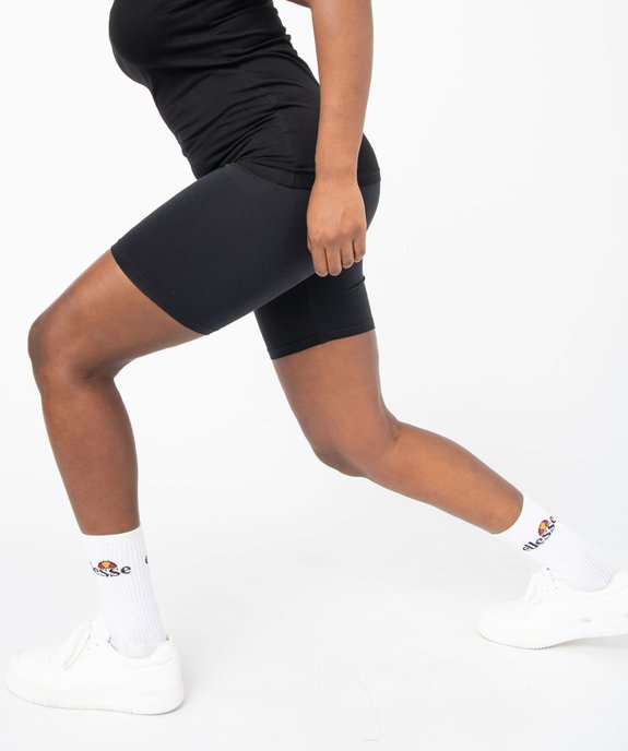 Legging court en maille extensible femme vue6 - GEMO(FEMME PAP) - GEMO