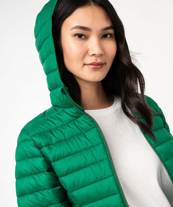 Doudoune à capuche rembourrage fin femme vue2 - GEMO 4G FEMME - GEMO