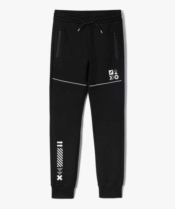 Jogging à motifs graphiques garçon vue2 - GEMO (JUNIOR) - GEMO