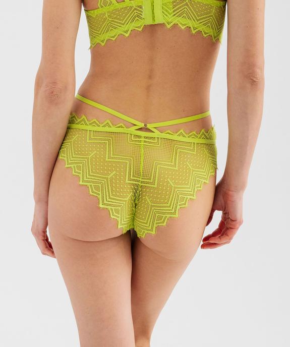 Shorty en dentelle avec brides à la taille femme vue2 - GEMO(HOMWR FEM) - GEMO
