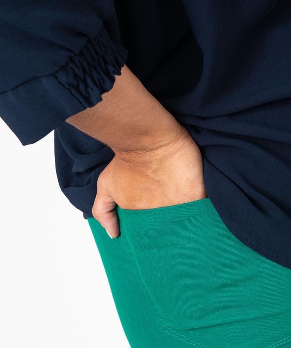 Pantalon coupe Regular taille ajustable femme grande taille vue2 - GEMO (G TAILLE) - GEMO