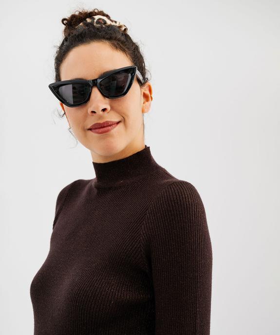 Robe pull longue fendue sur un côté femme vue6 - GEMO(FEMME PAP) - GEMO