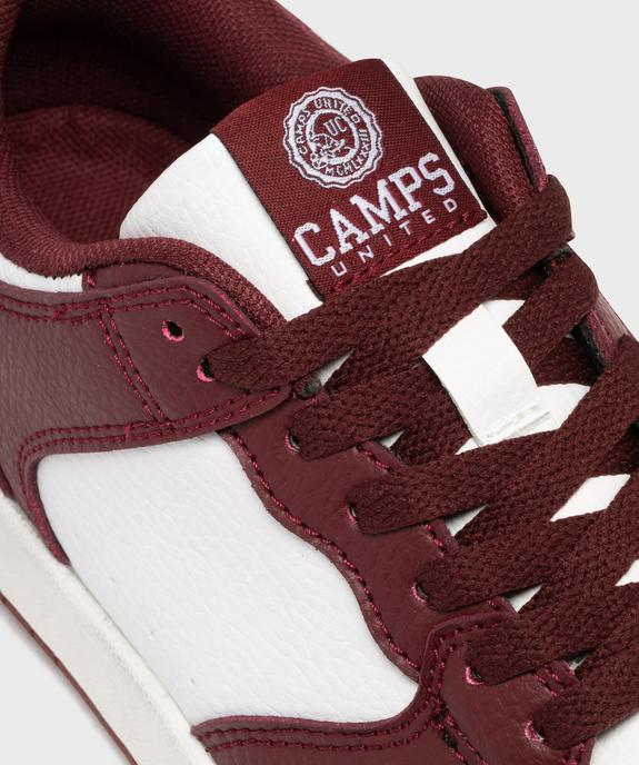 Baskets basses bicolores et grainées femme - Camps United vue7 - CAMPS GEMO FOR GOOD - GEMO