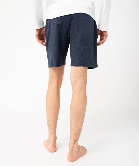 Short de pyjama en jersey à taille élastique homme vue6 - GEMO(HOMWR HOM) - GEMO