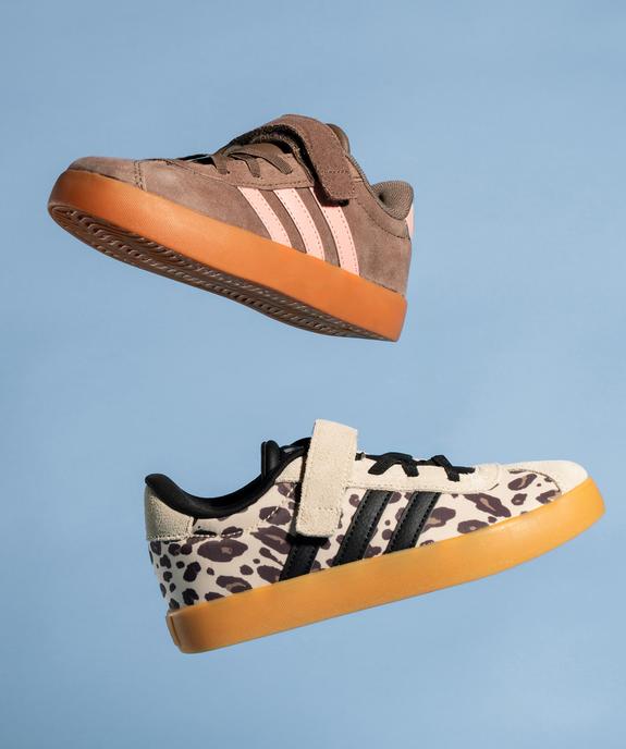 Baskets VL Court 3.0 à motif léopard fille - Adidas vue7 - ADIDAS - GEMO