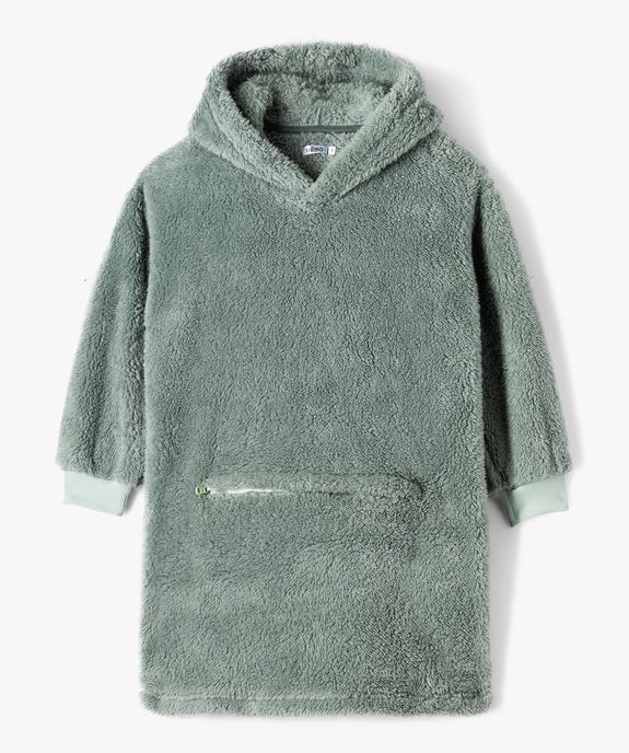 Chemise de nuit à capuche en maille  enfant vue1 - GEMO (ENFANT) - GEMO