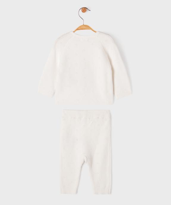 Ensemble 2 pièces en maille bébé fille brassière et pantalon - LuluCastagnette vue5 - LULU CASTAGNETTE GEMO FOR GOOD - GEMO
