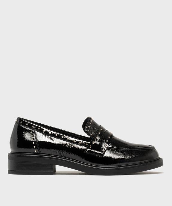 Mocassins vernis à clous femme vue2 - FOLLOW ME - GEMO