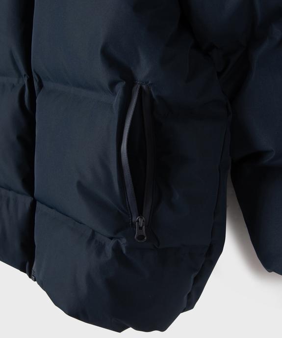 Blouson déperlant doublé polaire à capuche garçon vue4 - GEMO 4G GARCON - GEMO