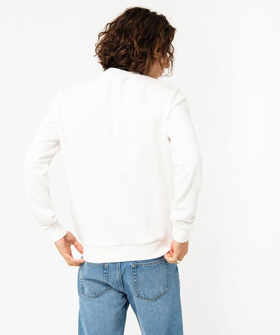 Sweat avec intérieur molletonné homme vue3 - GEMO 4G HOMME - GEMO