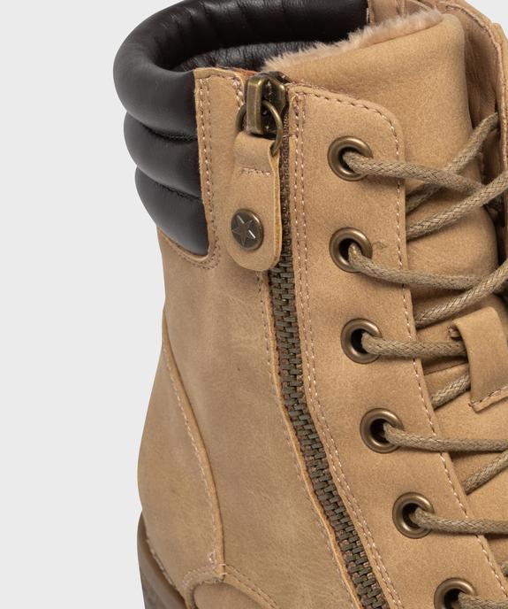 Boots casual à talon et semelle crantée femme vue6 - VALENTINA BALDA - GEMO