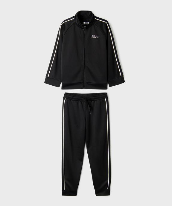Ensemble de sport 2 pièces veste zippée et pantalon garçon vue2 - GEMO (ENFANT) - GEMO
