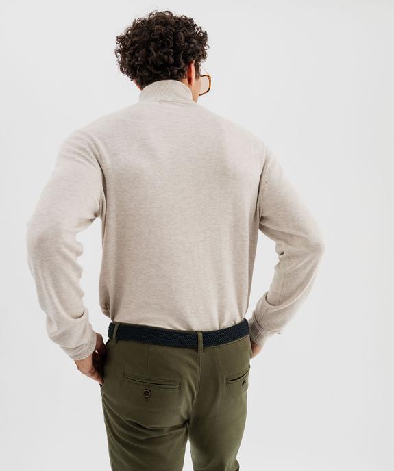 Pull col roulé en maille fine homme vue5 - GEMO 4G HOMME - GEMO