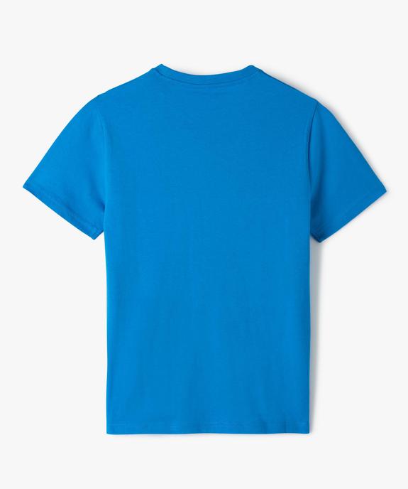 Tee-shirt graphique tricolore garçon vue3 - GEMO (JUNIOR) - GEMO