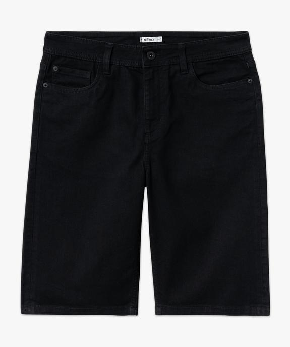 Bermuda en jean stretch coupe droite homme vue4 - GEMO 4G HOMME - GEMO