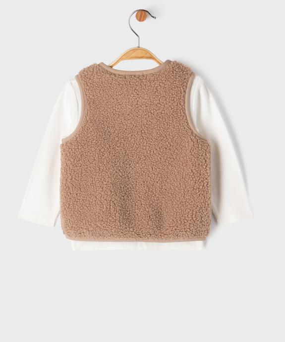 Ensemble 2 pièces tee-shirt + gilet bébé garçon - LuluCastagnette vue4 - LULUCASTAGNETTE - GEMO