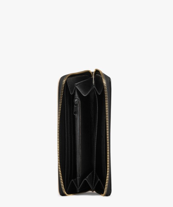 Portefeuille rigide à soufflet avec fermeture par zip vue5 - GEMO (ACCESS) - GEMO