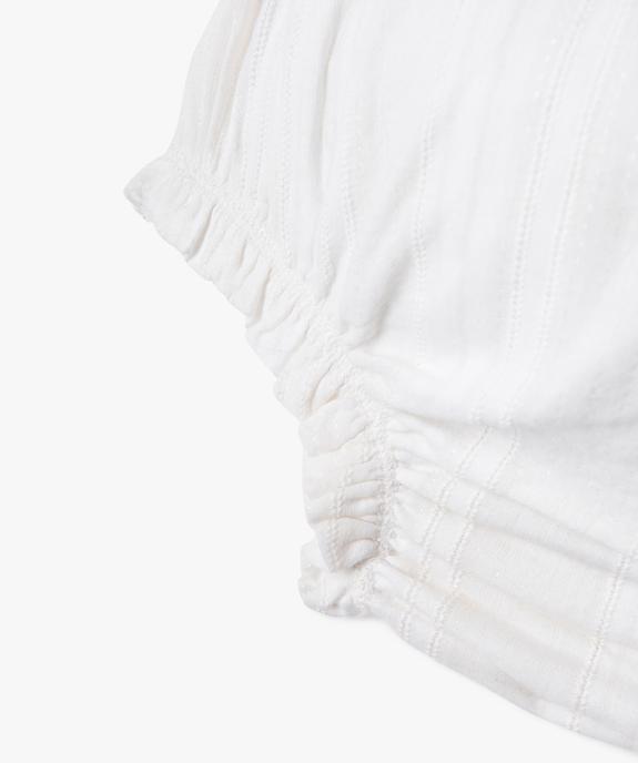 Culotte bloomer avec fines paillettes bébé fille - LuluCastagnette vue2 - LULUCASTAGNETTE - GEMO