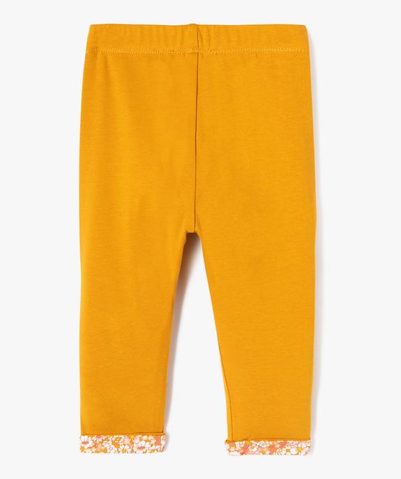 Legging réversible bébé fille - LuluCastagnette vue3 - LULU CASTAGNETTE GEMO FOR GOOD - GEMO