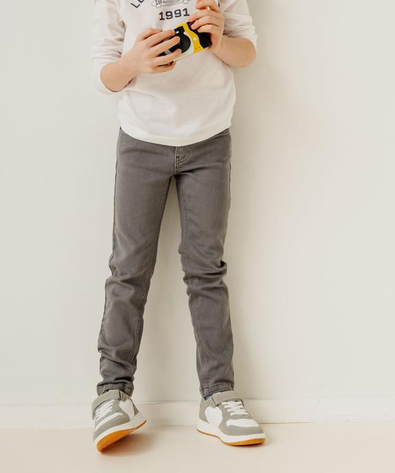 Pantalon chino slim 5 poches garçon vue5 - GEMO (ENFANT) - GEMO