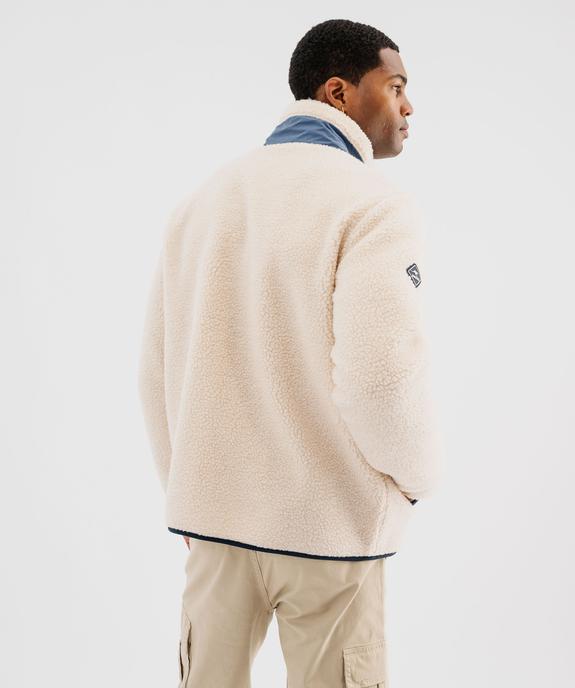 Sweat zippé en sherpa homme - Roadsign vue5 - ROADSIGN G4G - GEMO