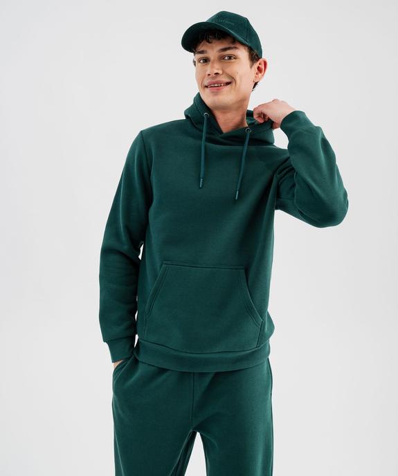 Sweat à capuche intérieur molletonné homme vue2 - GEMO 4G HOMME - GEMO