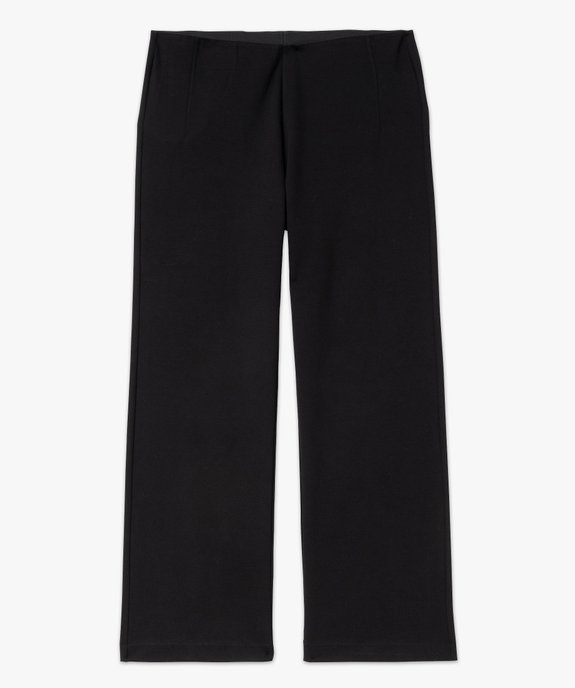 Pantalon large en maille souple et extensible femme vue4 - GEMO (G TAILLE) - GEMO