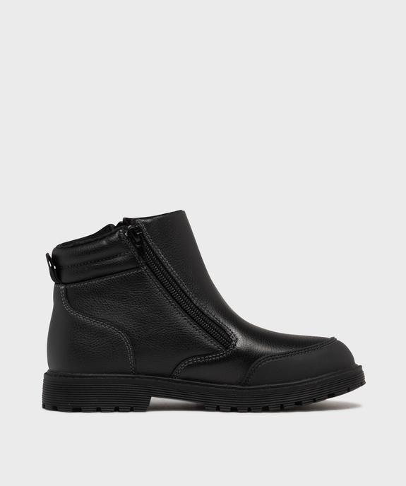 Boots fourrés avec fermeture double zip garçon - Buggy vue1 - BUGGY - GEMO