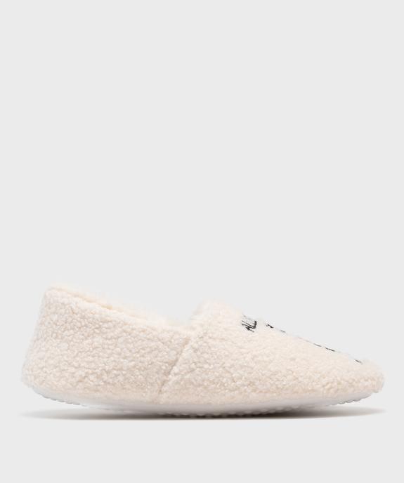 Chaussons slip-on en fourrure imitation femme vue1 - GEMO 4G FEMME - GEMO
