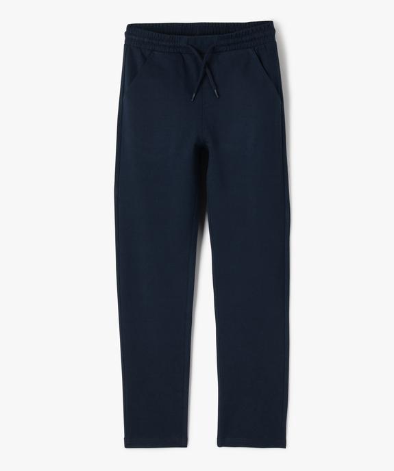 Pantalon de jogging molleton garçon vue1 - GEMO (JUNIOR) - GEMO