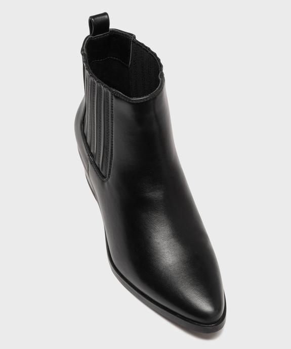 Boots Chelsea esprit Santiag femme - Follow Me vue6 - FOLLOW ME - GEMO
